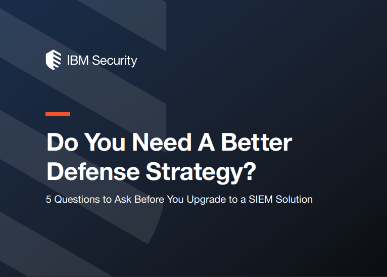 E-Book: 5 Questions to Ask Before You Upgrade to a Modern SIEM Solution