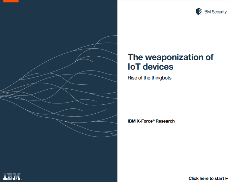 The weaponization of IoT devices